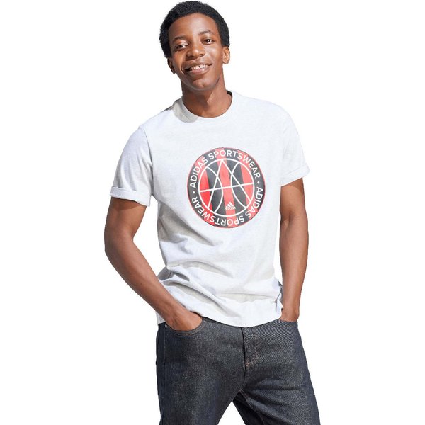 Koszulka męska Tiro Emblem Graphic Adidas - biała