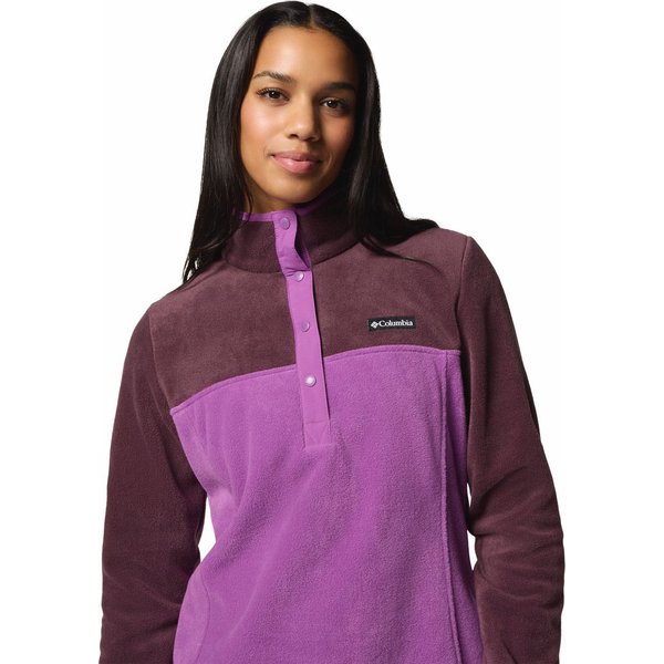 Bluza polarowa damska Benton Springs 1/2 Snap Pull Over II Columbia - Razzle/Moonvista