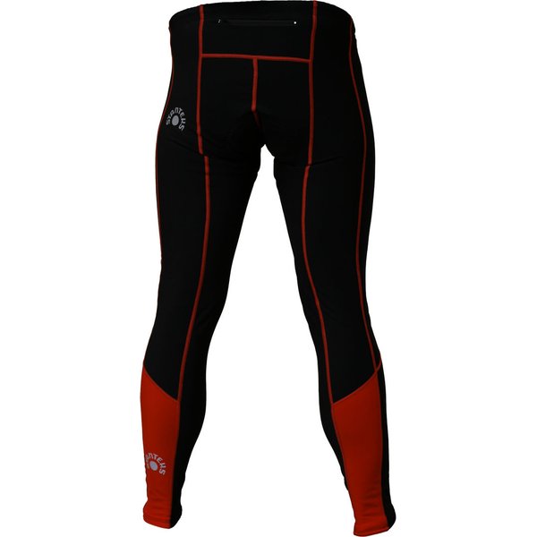 Spodnie rowerowe SR0074 Stanteks - czarno-czerwone