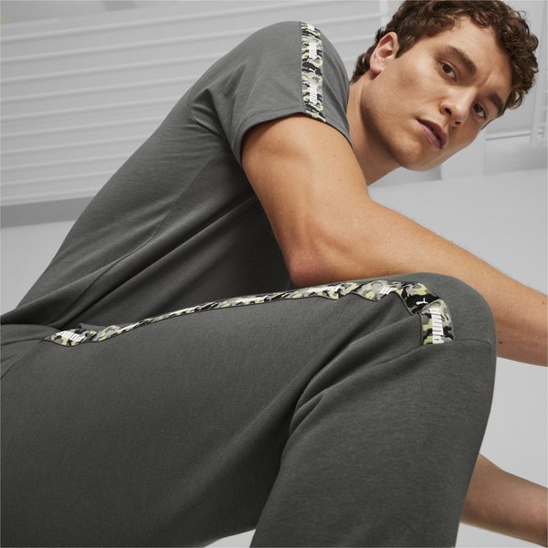 Spodnie dresowe męskie Ess Tape Camo Puma - Mineral Gray
