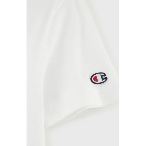 Koszulka damska C Logo Patch Crewneck Legacy Champion - biały