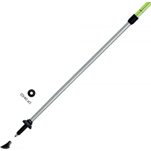 Kije nordic walking Stride Vario S-9.6 Gabel - zielone