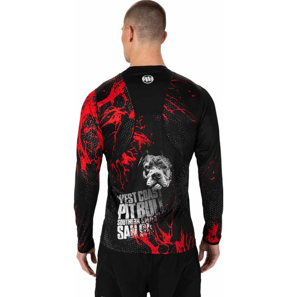 Longsleeve męski Mesh Blood Dog 2 Pitbull West Coast