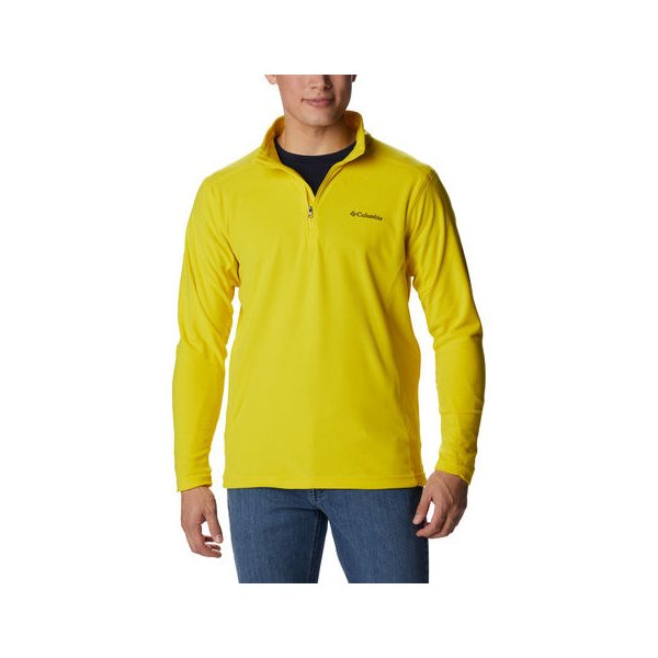 Bluza polarowa męska Klamath Range II Half Zip Columbia - żółty