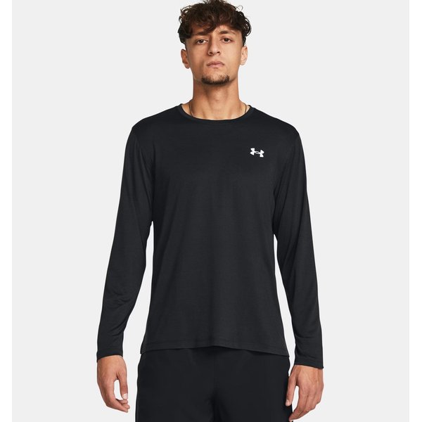 Longsleeve męski Launch Under Armour - Black / Reflective
