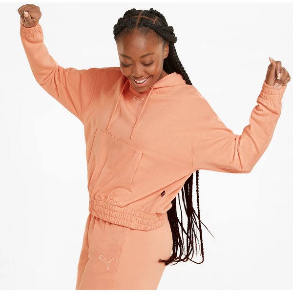 Bluza damska Hoodie TR Puma - łososiowa/różowa