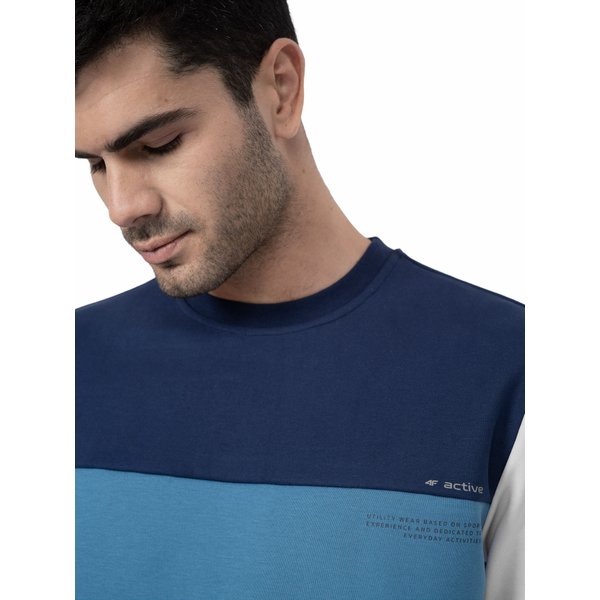 Bluza męska 4FSS23TSWSM226 4F - niebieska