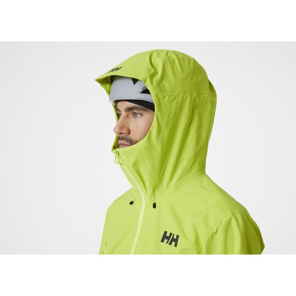 Kurtka męska Verglas Infinity Shell Helly Hansen - żółta neonowa