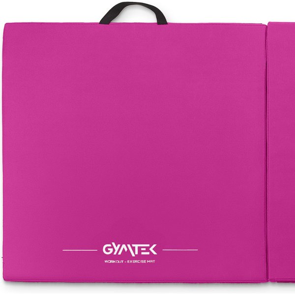 Materac gimnastyczny składany 180x60x5cm Gymtek - różowa