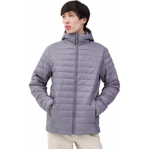Kurtka puchowa męska 4FSS23TDJAM085 4F - szara