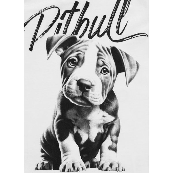Bezrękawnik damski Tank Top Puppy Pitbull West Coast - white