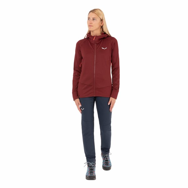 Bluza damska Puez Polarlite Salewa - syrah