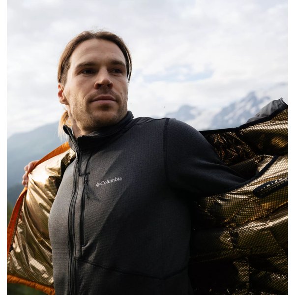 Polar męski Park View Fleece Full Zip Columbia - Black Heather