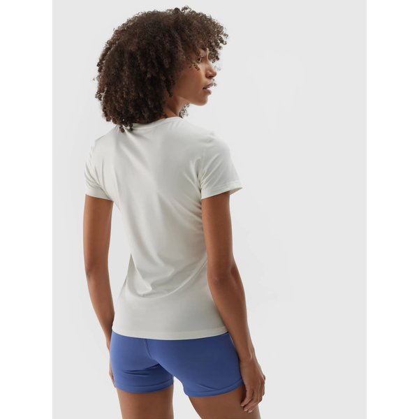 Koszulka damska TFTSF1011 4F - kremowy