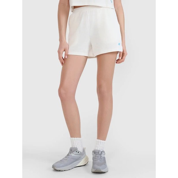 Spodenki damskie TSHOF531 4F - łamana biel