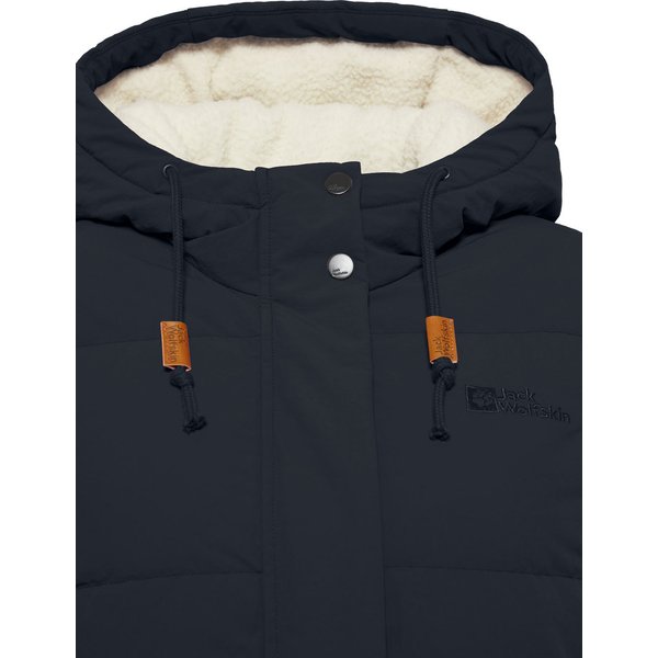 Płaszcz puchowy damski Nordlicht Jack Wolfskin - dark navy