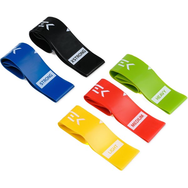Zestaw gum oporowych do ćwiczeń 0,5-30kg 5szt Gymtek - 0,5-30kg 5szt