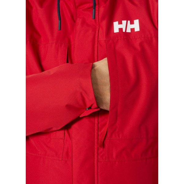 Kurtka męska Coastal 3.0 Parka Helly Hansen - czerwona