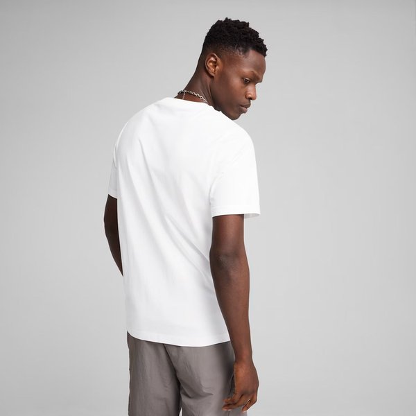 Koszulka męska Wardrobe Ess Tee Puma - white