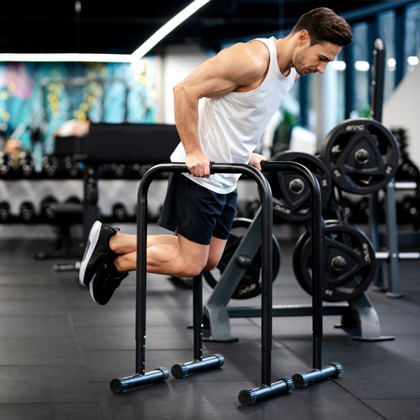 Poręcze do dipów, treningowe regulowane 2szt. Gymtek