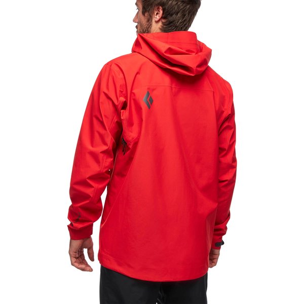 Kurtka męska Stormline Stretch Rain Shell Black Diamond - kingfisher
