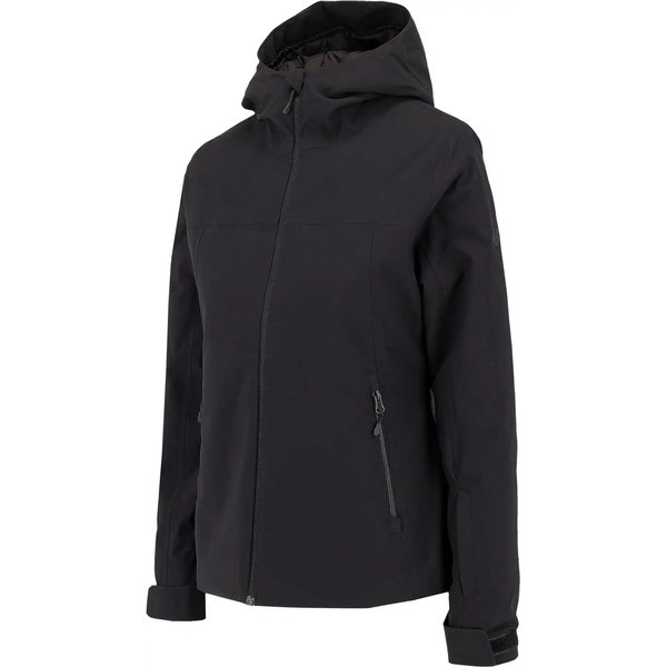 Kurtka narciarska damska TTJAF572 4F - głęboka czerń