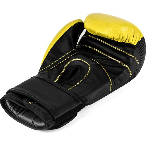 Rękawice bokserskie juniorskie Boxer Overlord - żółty