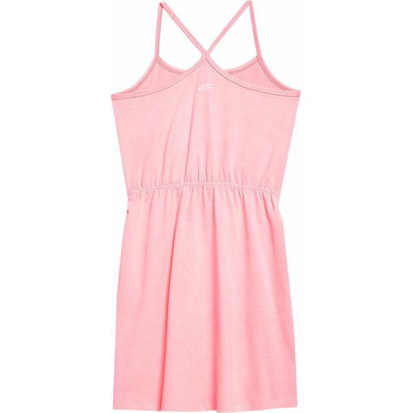 Sukienka dziewczęca 4FJSS23TDREF026 4F - różowa