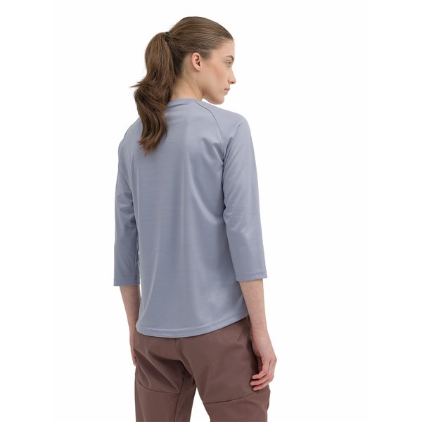 Longsleeve rowerowy damski 4FWSS24TFLOF235 4F - jasny niebieski