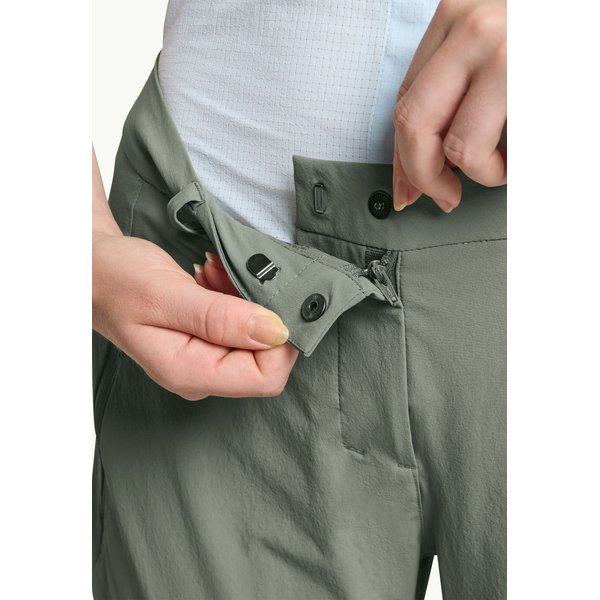 Spodnie trekkingowe damskie Hikeout Jack Wolfskin - slate green