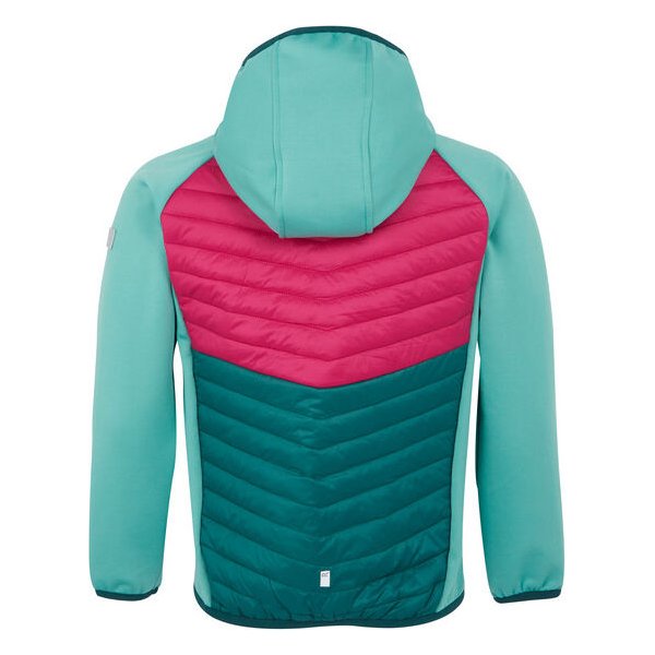 Kurtka hybrydowa juniorska Kielder Hybrid VIII Regatta - dusty green/deep pink