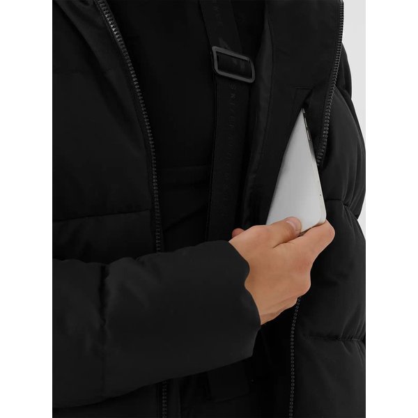 Kurtka narciarska męska TTJAM580 4F - głęboka czerń
