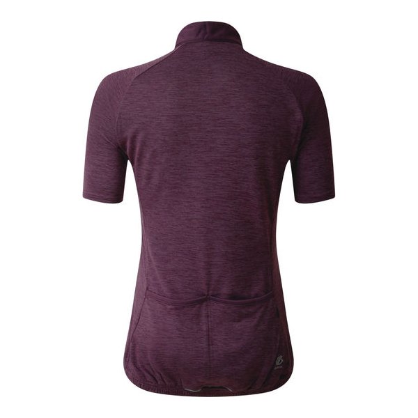 Koszulka rowerowa damska Pedal Through It II Dare2B - Deep Plum
