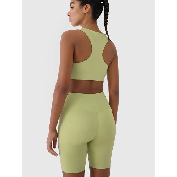 Biustonosz sportowy damski USBAF152 4F - jasna zieleń