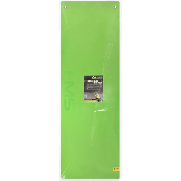 Mata do ćwiczeń, jogi MFK03 1,5cm HMS - zielono-czarna