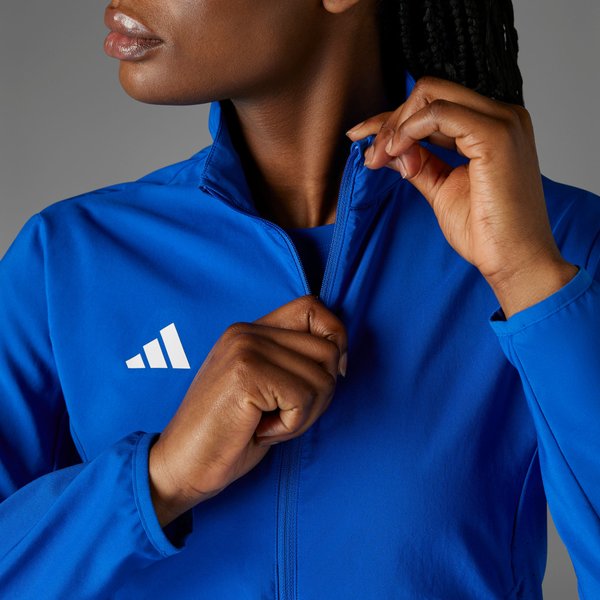 Kurtka damska Adizero Essentials Running Adidas - niebieska