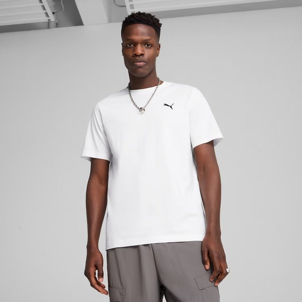 Koszulka męska Wardrobe Ess Tee Puma - white