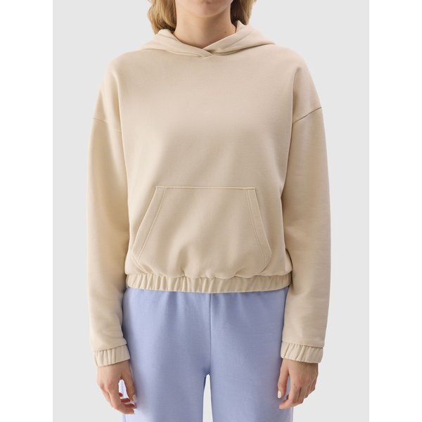 Bluza damska 4FWSS24TSWSF1057 4F - kremowy