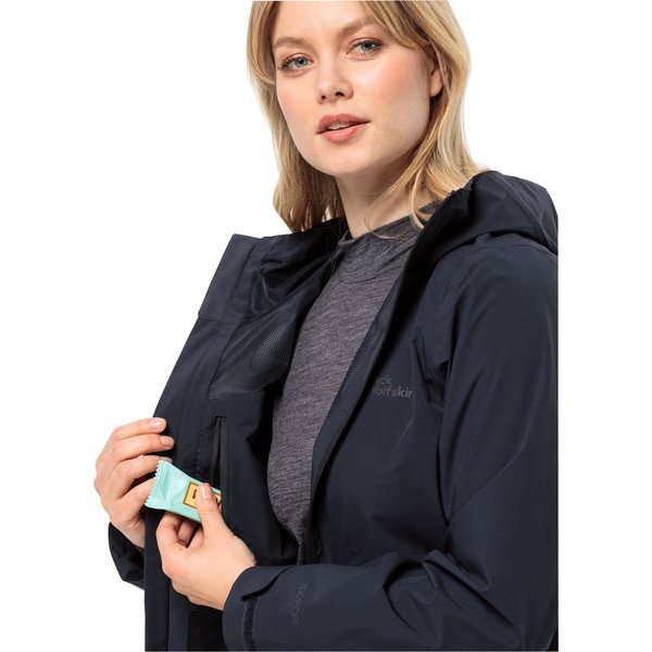Kurtka damska Robury 2L Jack Wolfskin - night blue