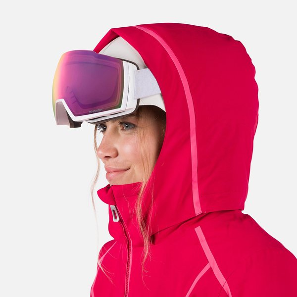 Kurtka narciarska damska Flat Rossignol - ruby red