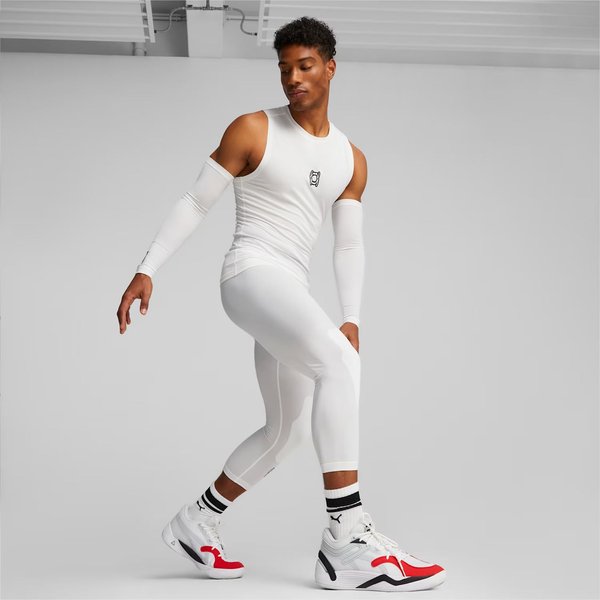 Rękawy kompresyjne Hoops Team Puma - white