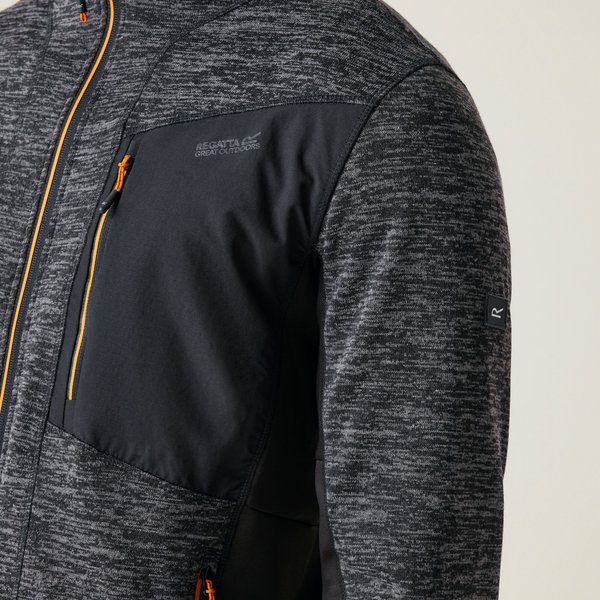 Polar męski Alven Regatta - AshM/Black