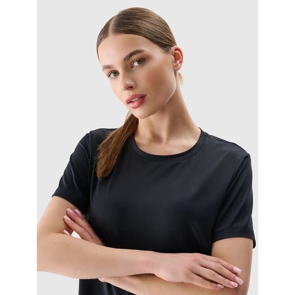 Koszulka damska TFTSF1236 4F - głęboka czerń