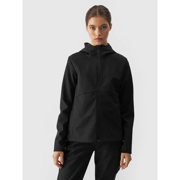 Softshell damski TSOFF285 4F - głęboka czerń