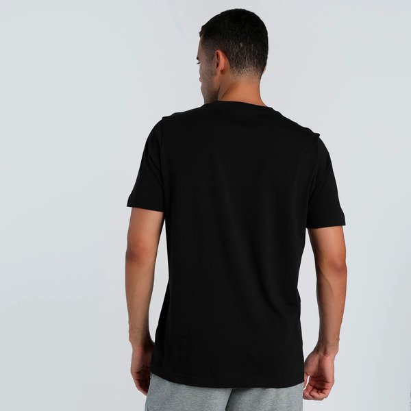 Koszulka męska Essentials 2 Colour Small Logo No.1 Puma - Black/Spring Fern