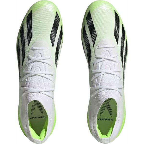 Buty piłkarskie korki X Crazyfast.1 SG Adidas - biały/zielony