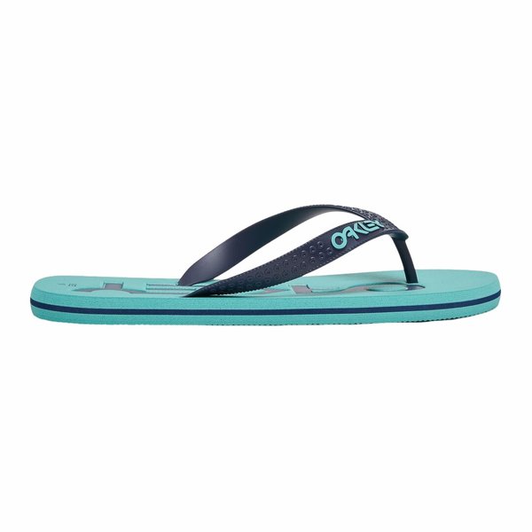 Klapki, japonki College Flip Flop Oakley - czarne/niebieskie
