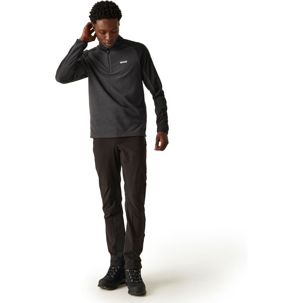 Bluza polarowa męska Elson II Regatta - Ash/Black