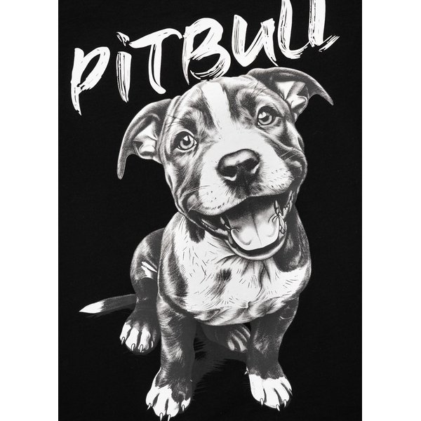 Koszulka damska Puppy 2 Pitbull West Coast - Black