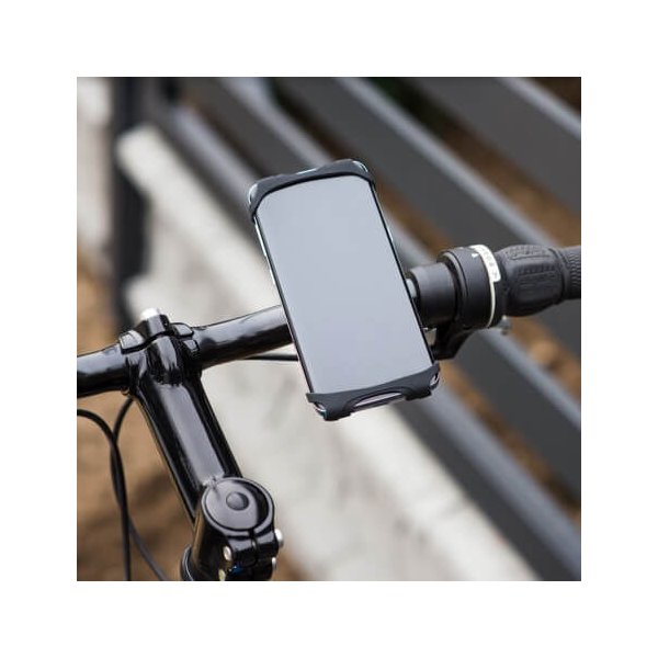 Uchwyt rowerowy na smartfona Shock Grip MaxCom - czarny